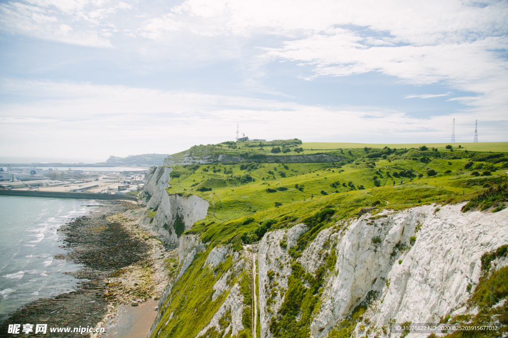 海岸风景摄影图