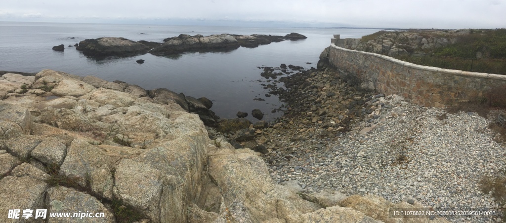 海岸风景摄影图