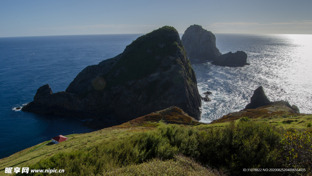海岸风景摄影图