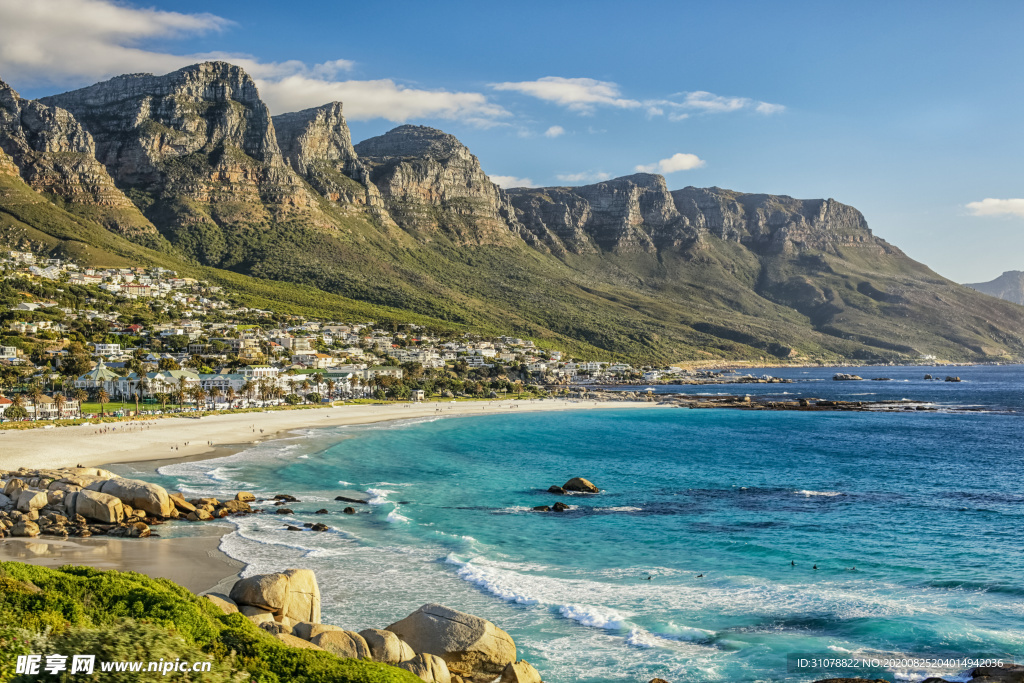 海岸风景摄影图