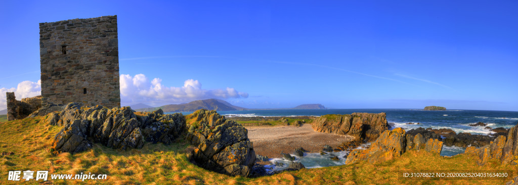 海岸风景摄影图