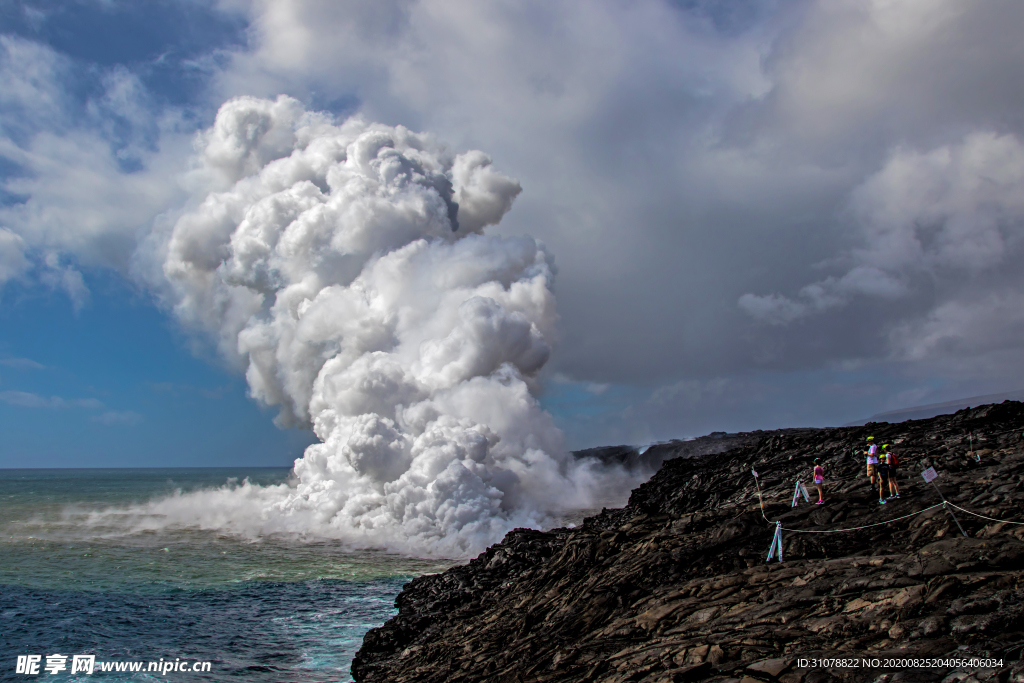 海岸风景摄影图