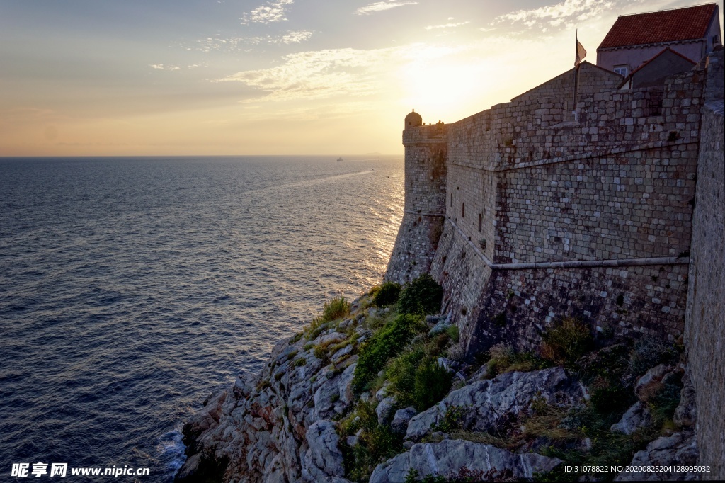 海岸风景摄影图
