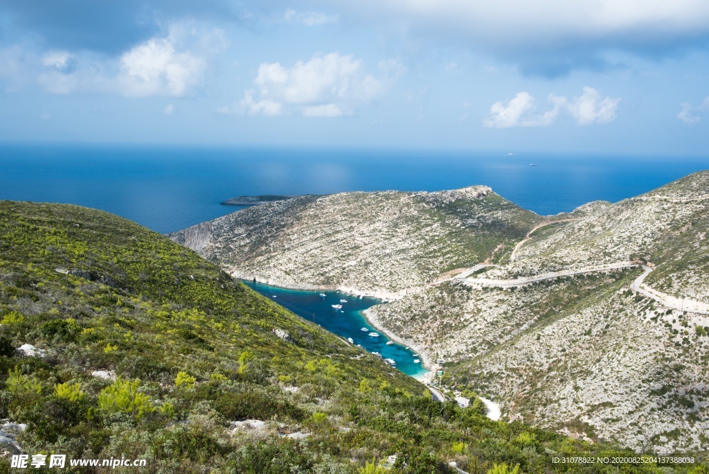 海岸风景摄影图