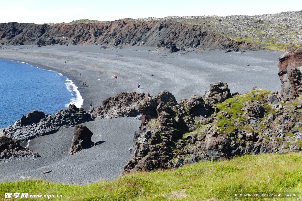 海岸风景摄影图
