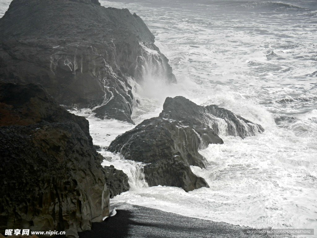 海岸风景摄影图