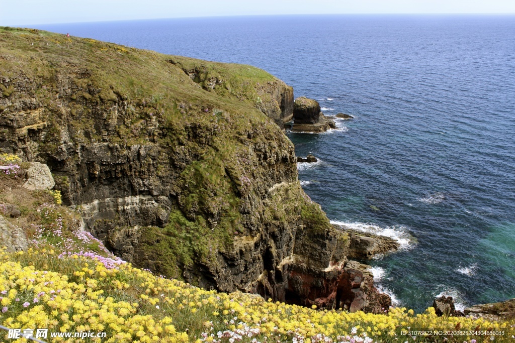 海岸风景摄影图