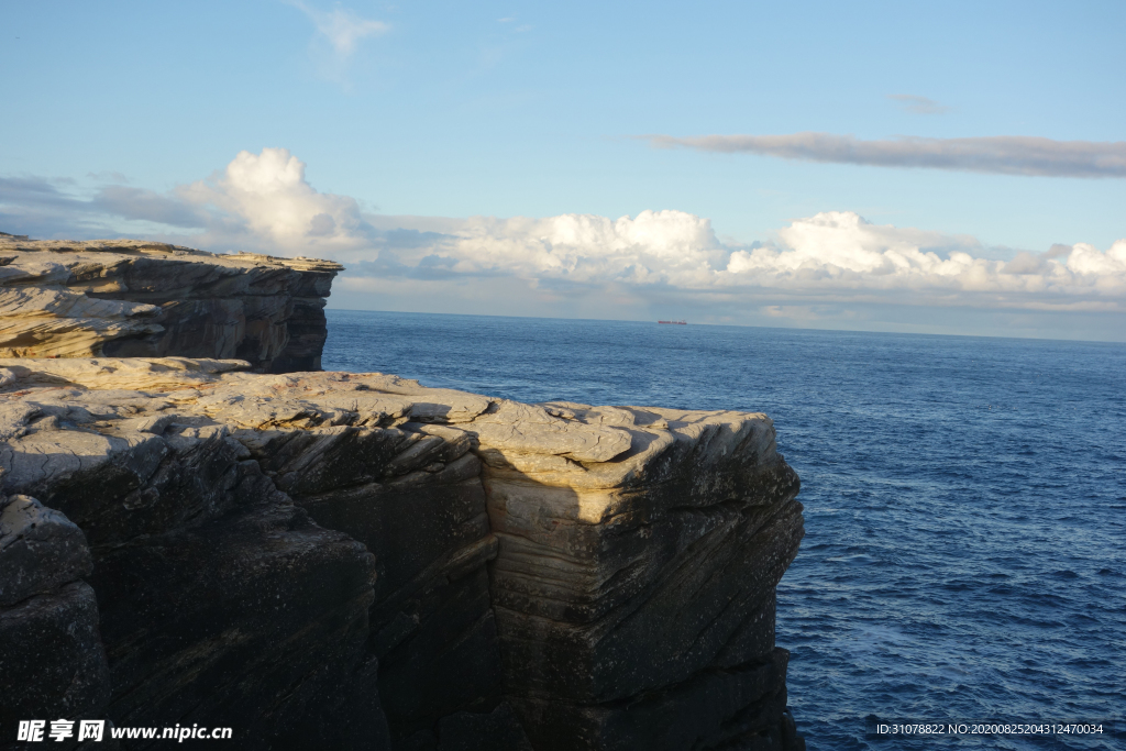 海岸风景摄影图