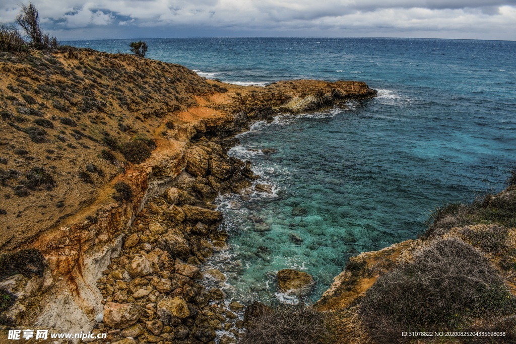 海岸风景摄影图
