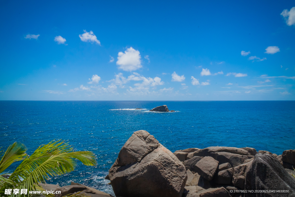 海岸风景摄影图