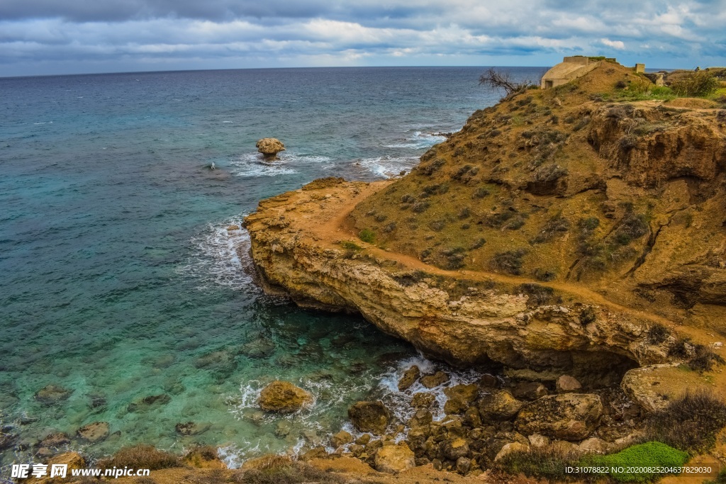 海岸风景摄影图