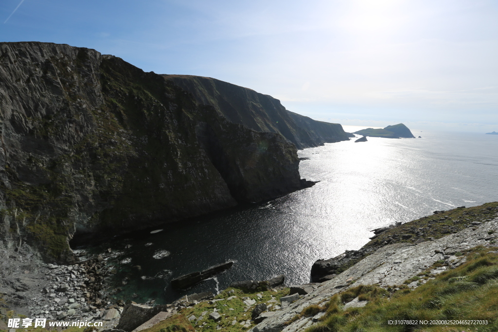 海岸风景摄影图