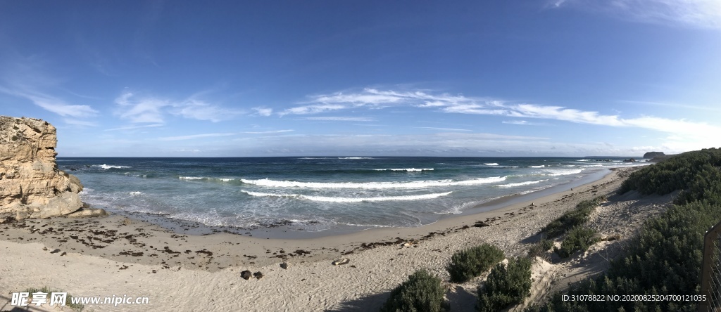海岸风景摄影图