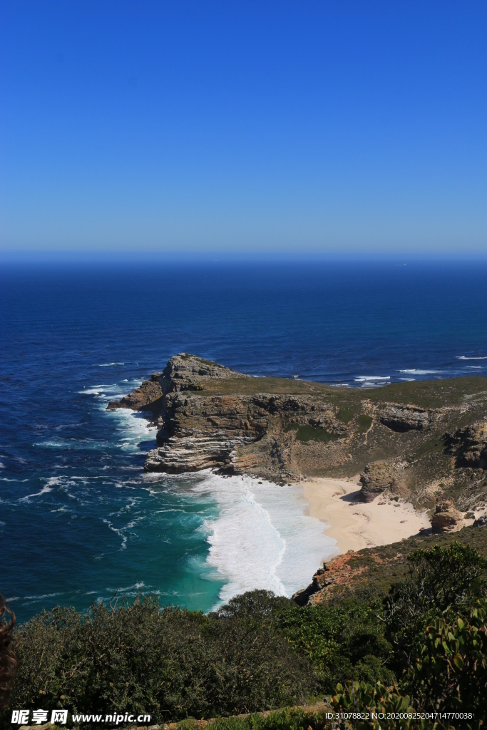 海岸风景摄影图