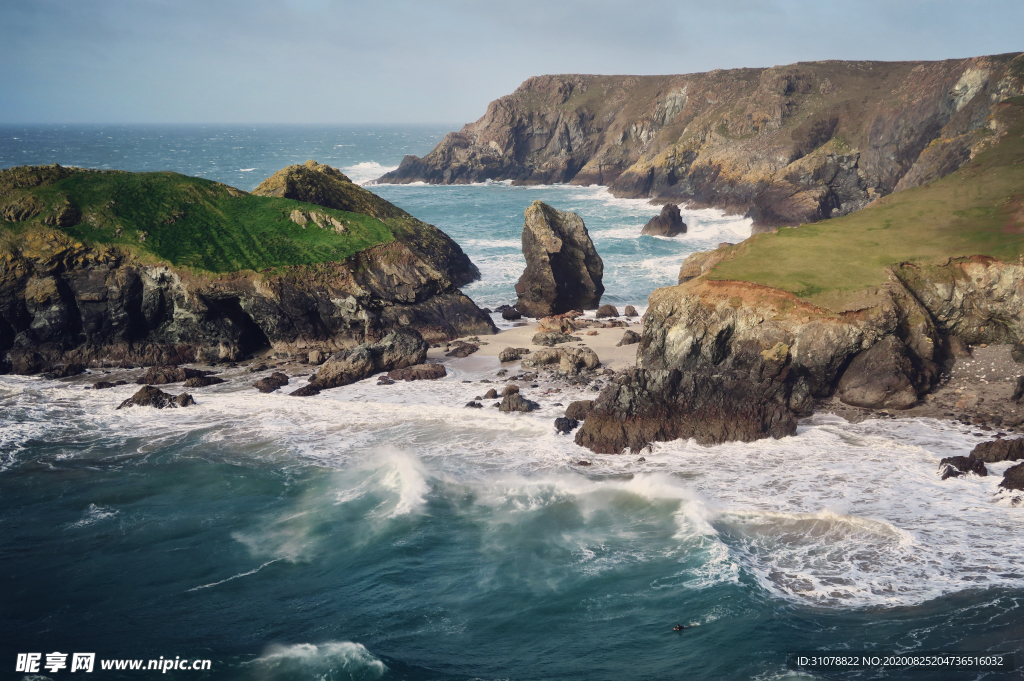 海岸风景摄影图