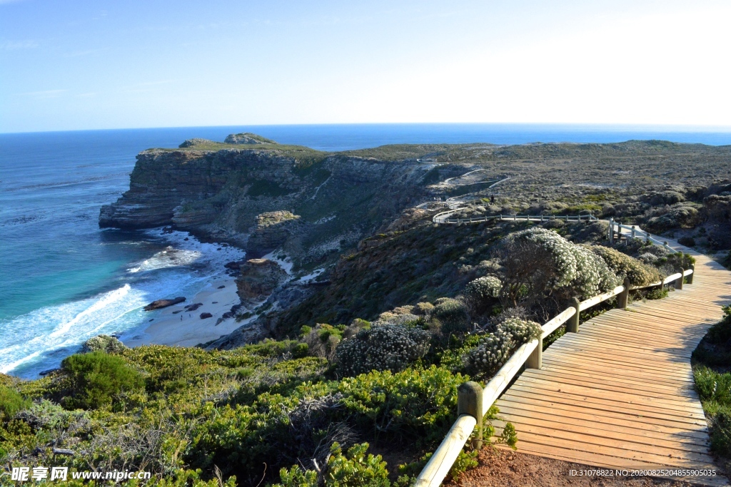 海岸风景摄影图
