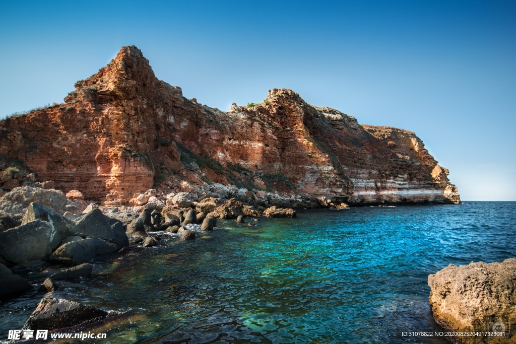 海岸风景摄影图
