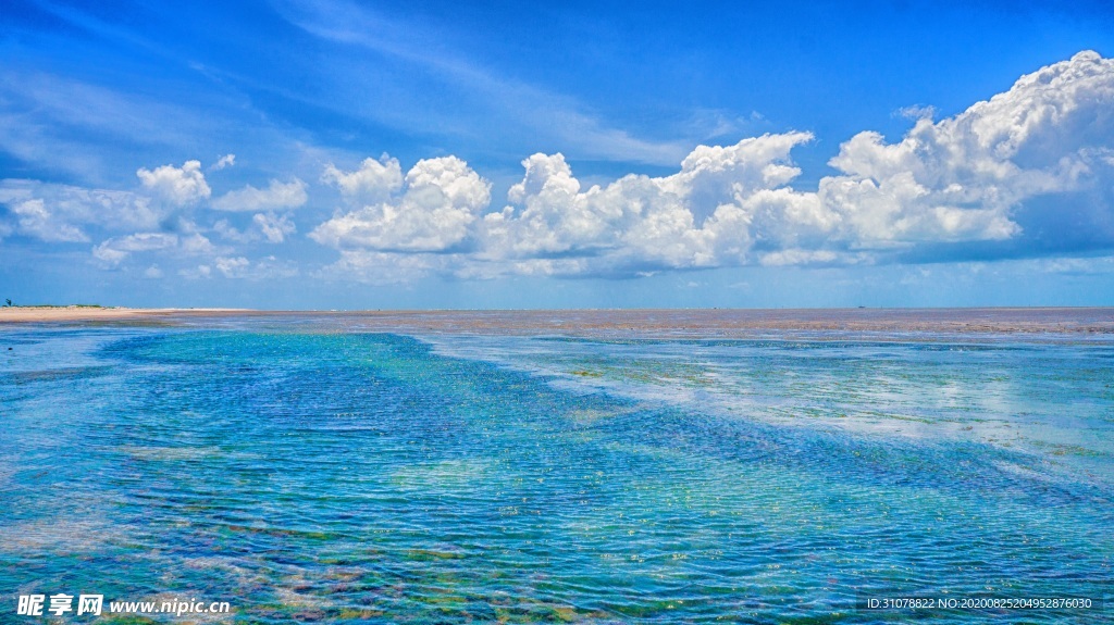 海岸风景摄影图