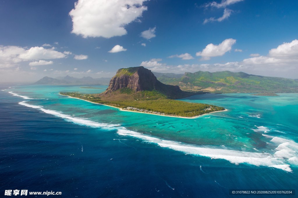 海岸风景摄影图