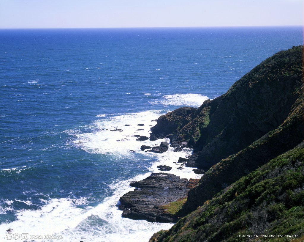 海岸风景摄影图