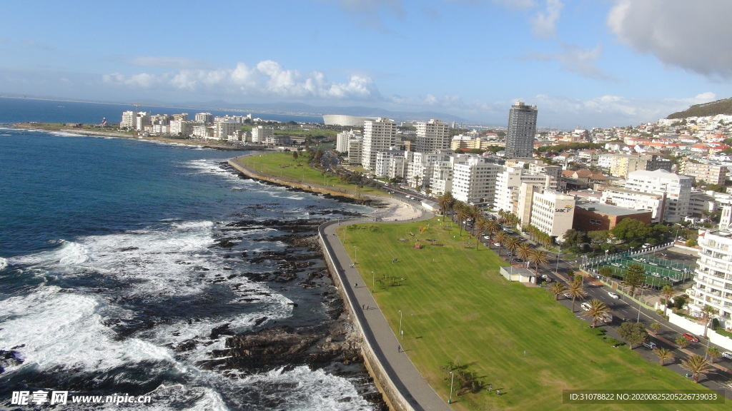 海岸风景摄影图