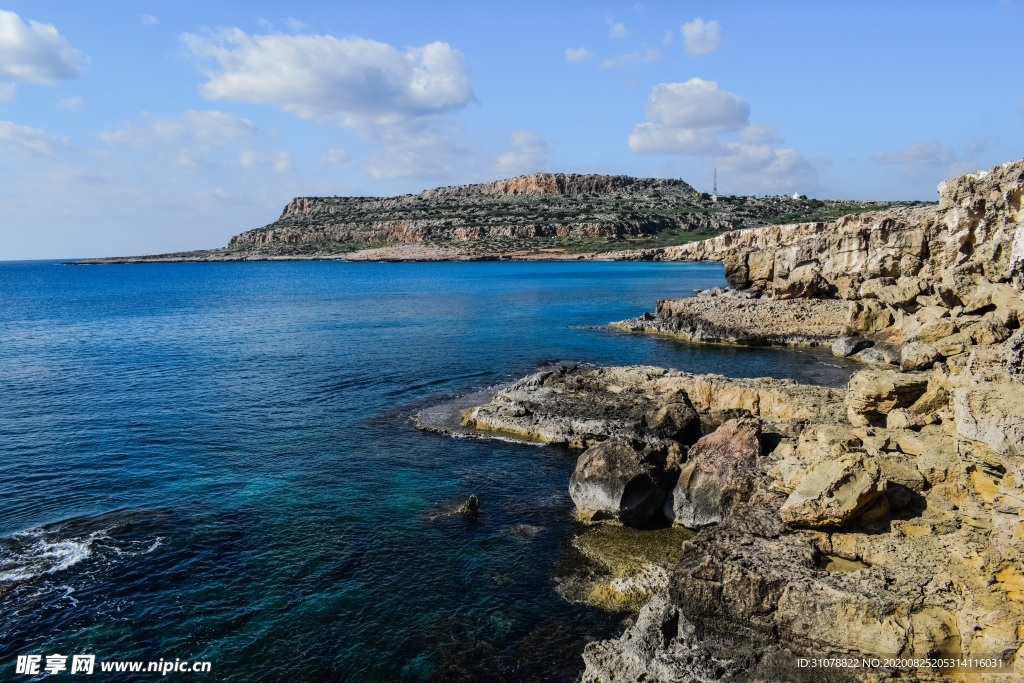 海岸风景摄影图