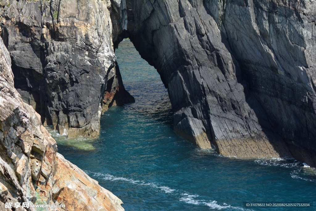 海岸风景摄影图