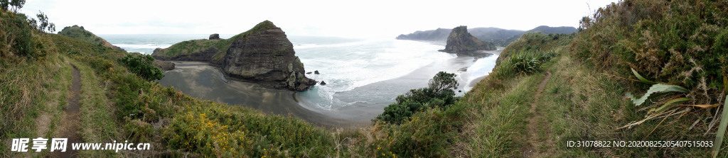 海岸风景摄影图