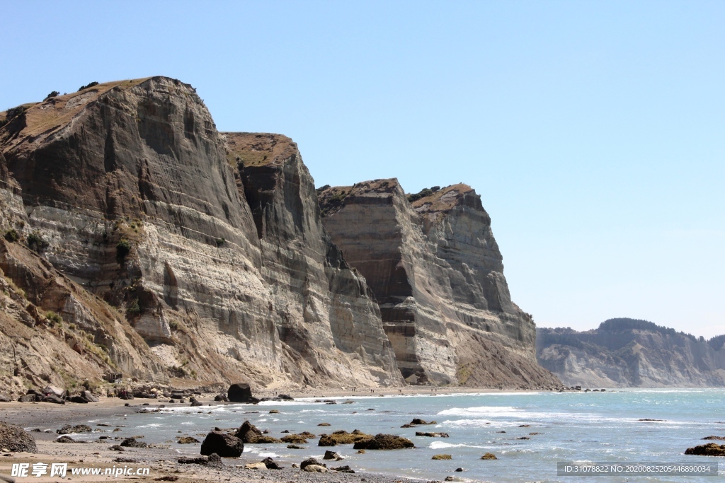 海岸风景摄影图