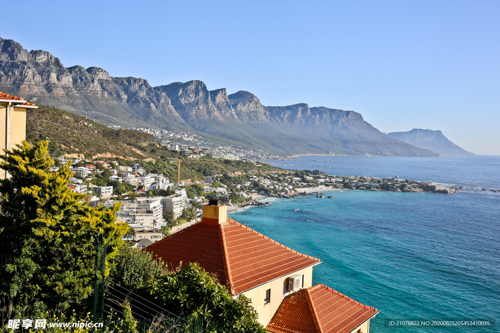海岸风景摄影图