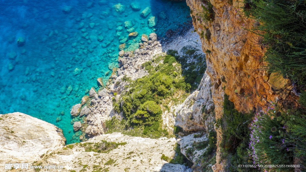 海岸风景摄影图