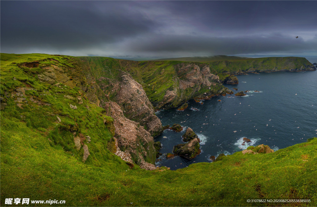 海岸风景摄影图