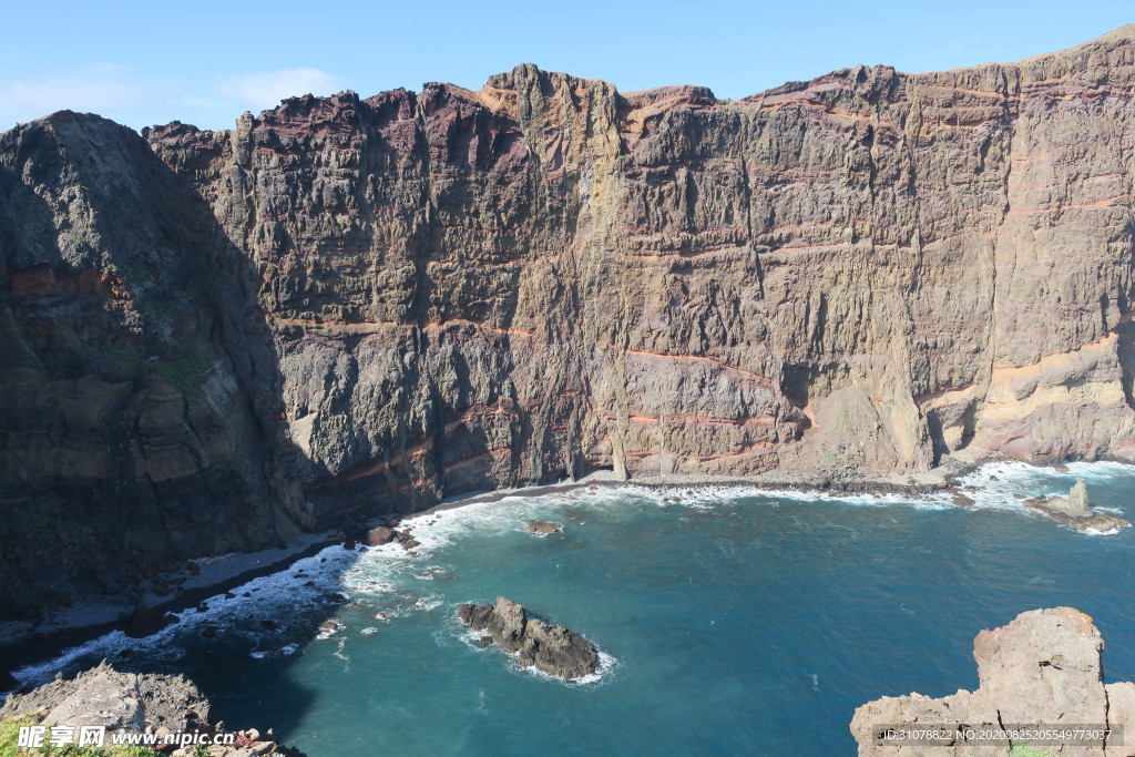 海岸风景摄影图