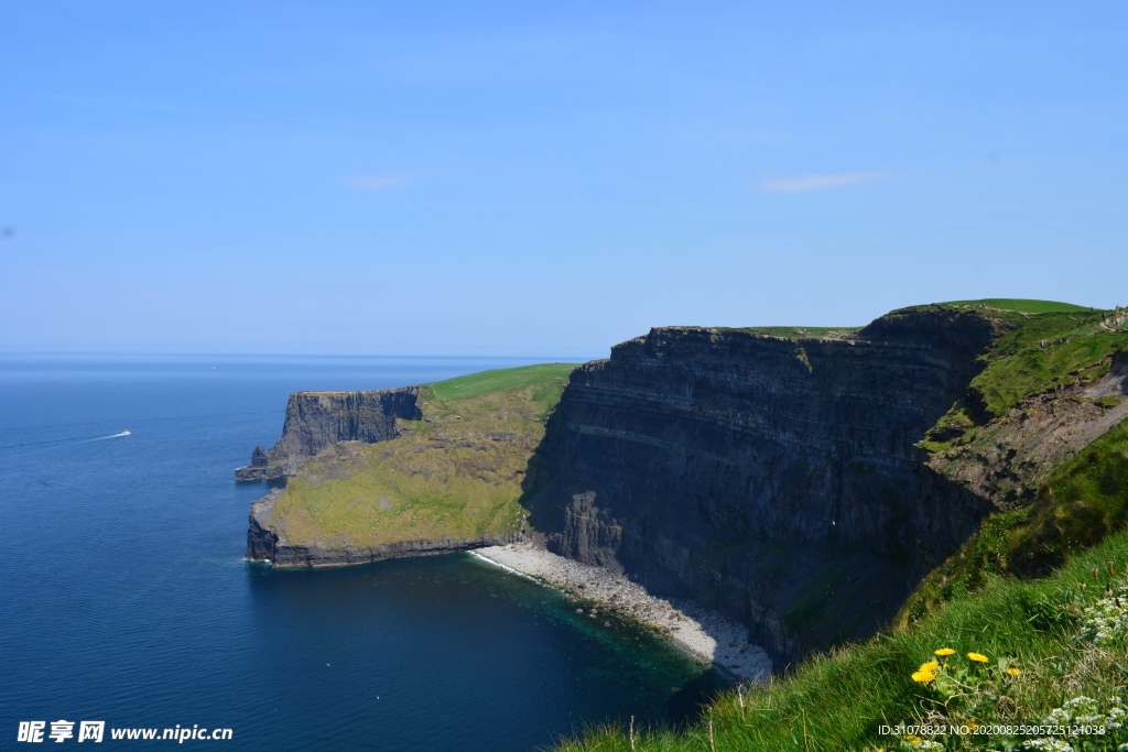 海岸风景摄影图