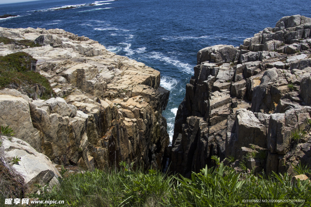 海岸风景摄影图