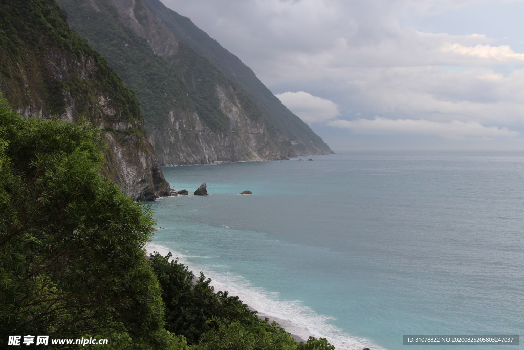 海岸风景摄影图