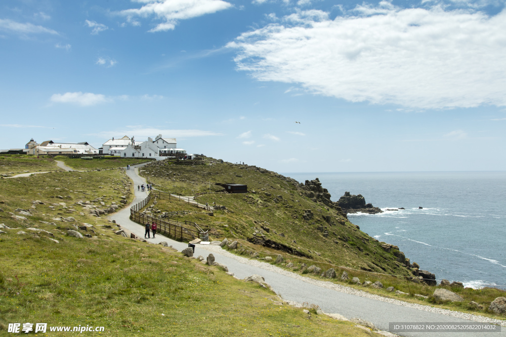 海岸风景摄影图