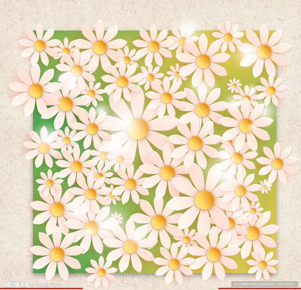 矢量动物 矢量植物 插画 手绘