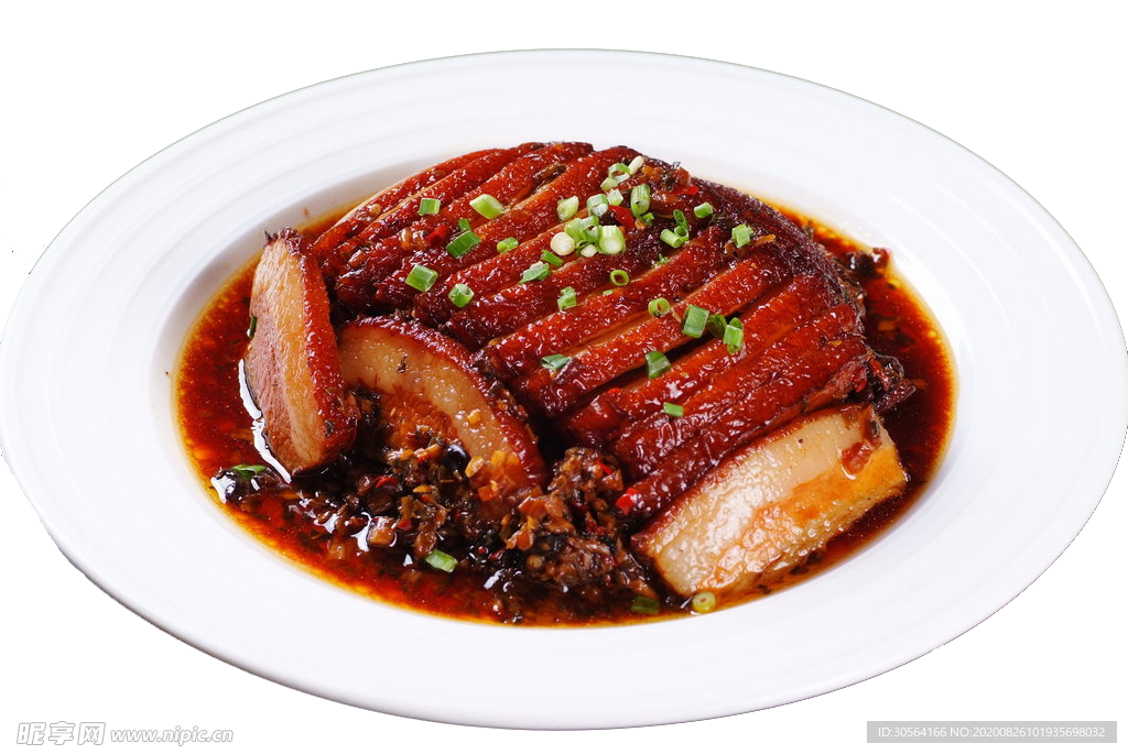 梅菜扣肉美食食材海报素材