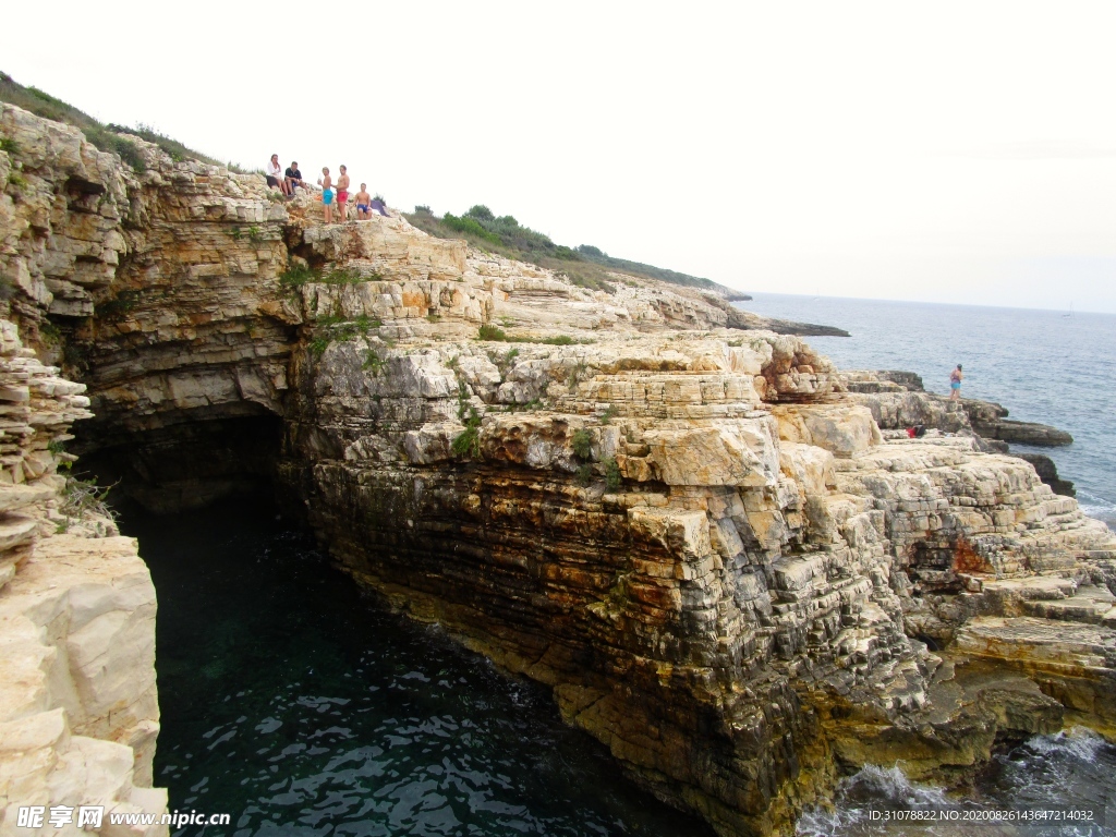 海岸风景摄影图