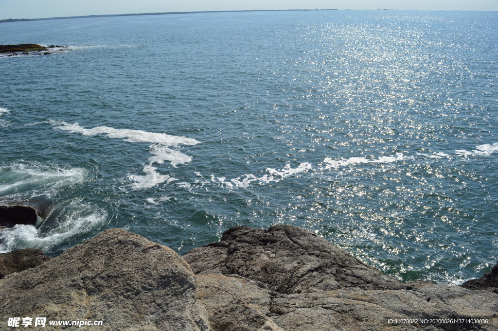 海岸风景摄影图