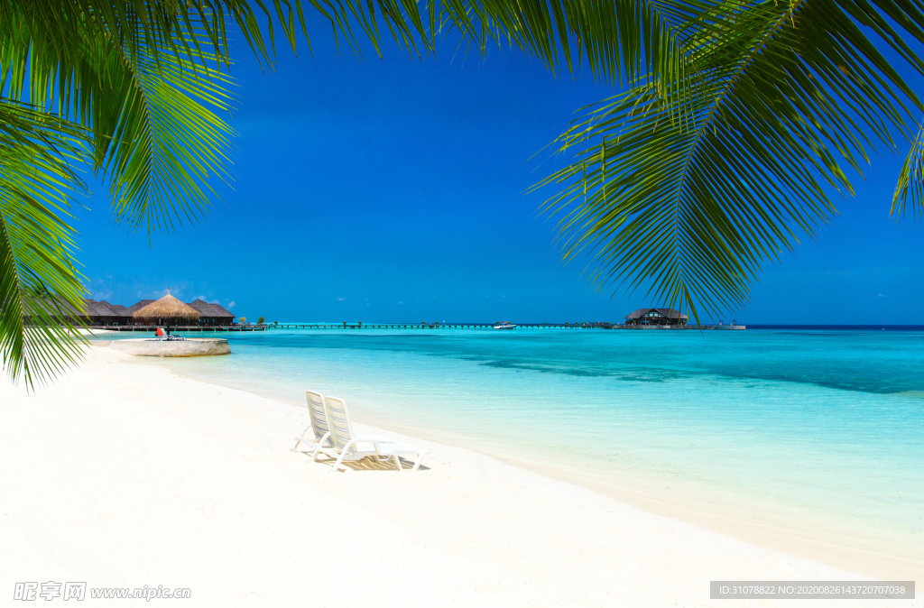 海岸风景摄影图