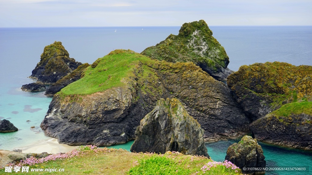 海岸风景摄影图