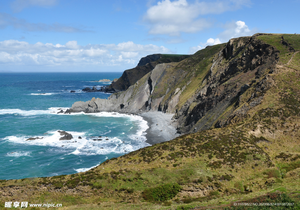海岸风景摄影图