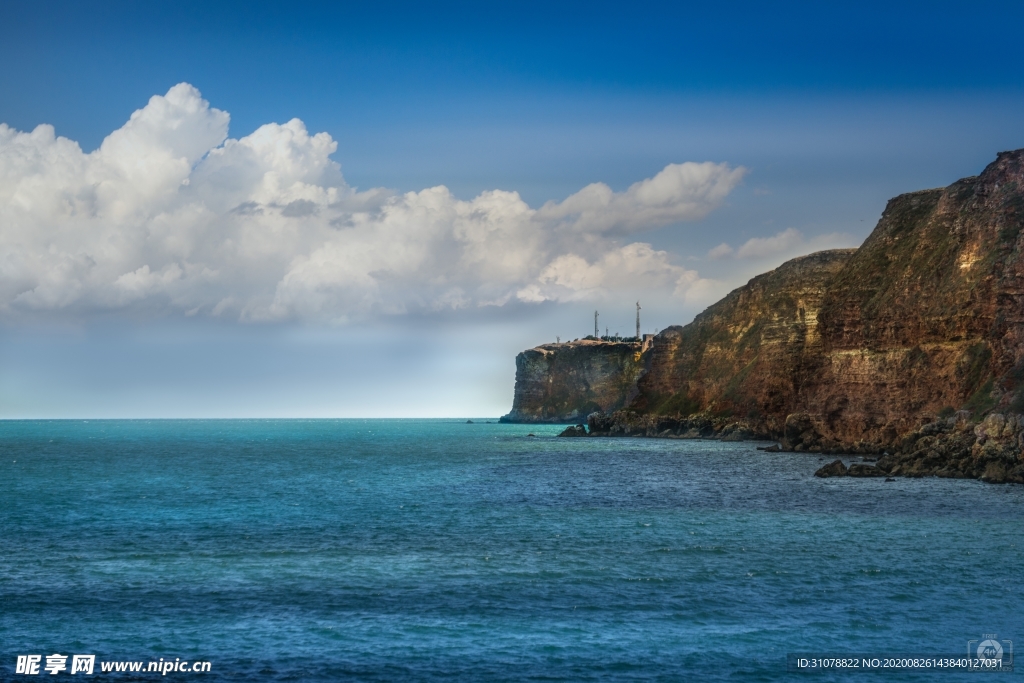 海岸风景摄影图