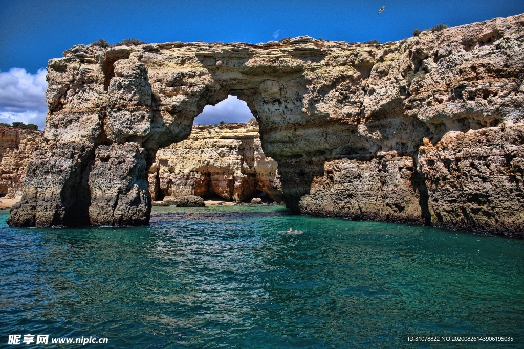 海岸风景摄影图