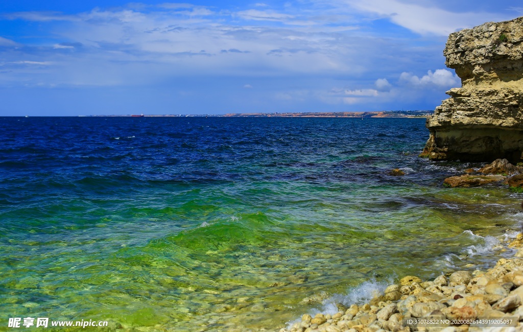 海岸风景摄影图