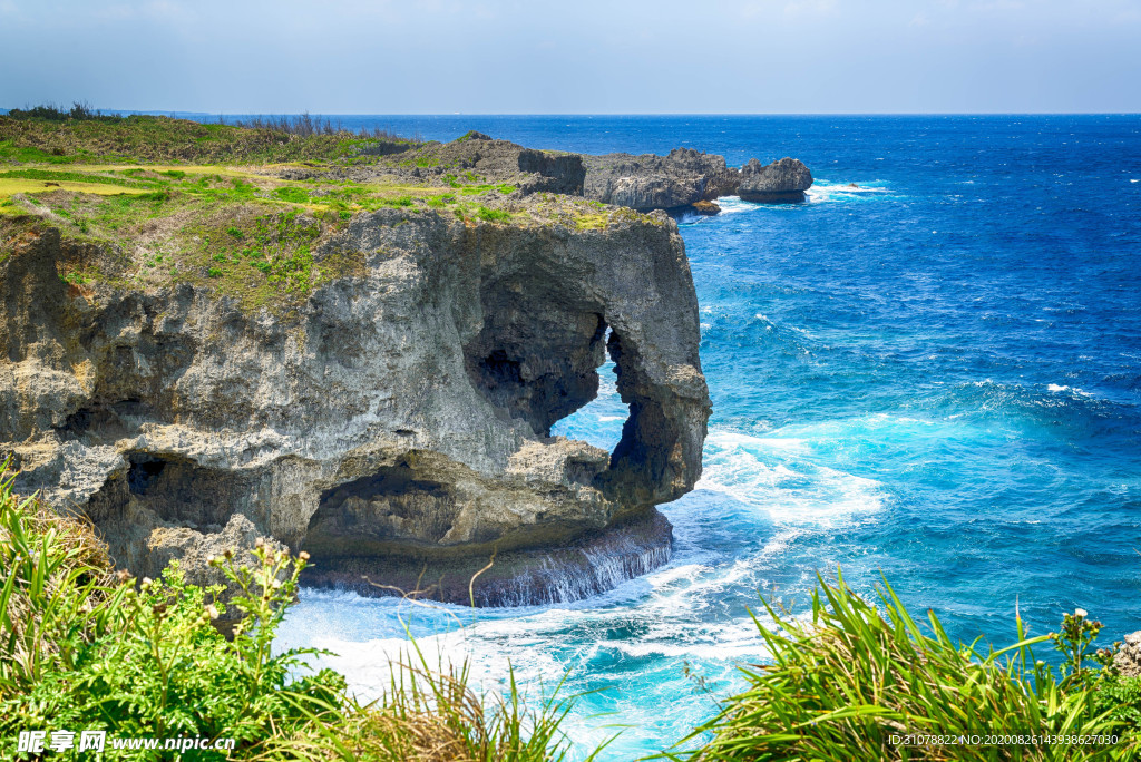 海岸风景摄影图