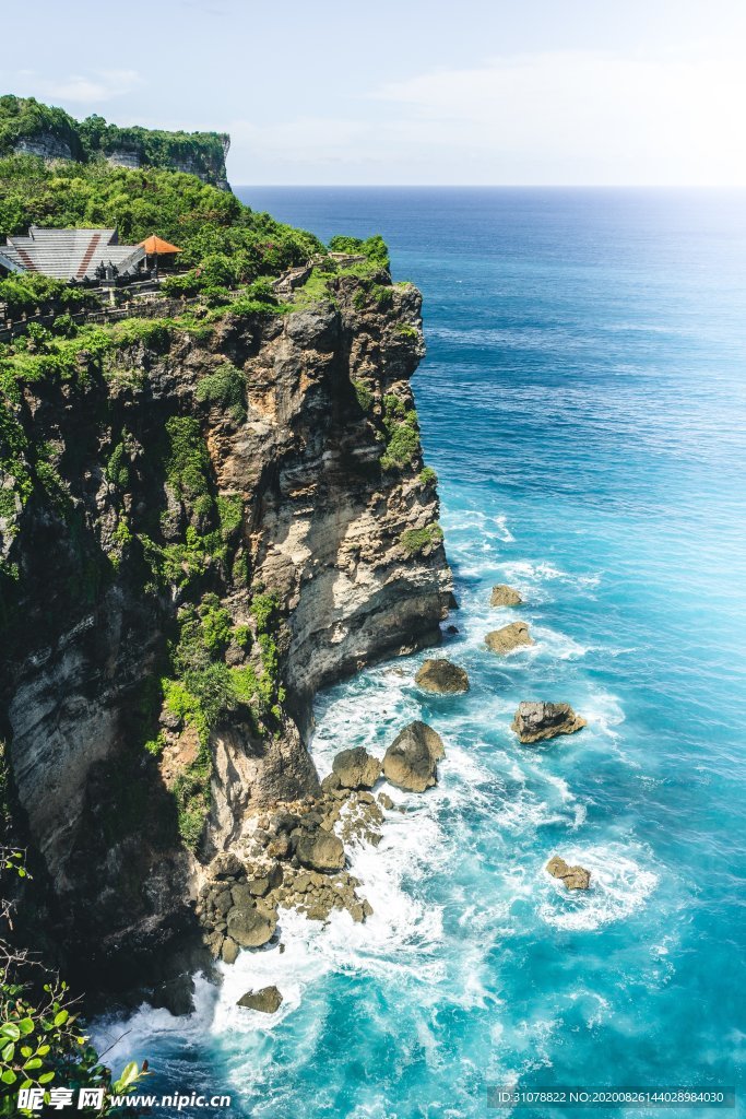 海岸风景摄影图