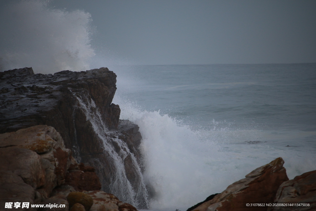 海岸风景摄影图